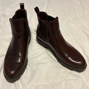 Women’s Brown Leather Chelsea Boots